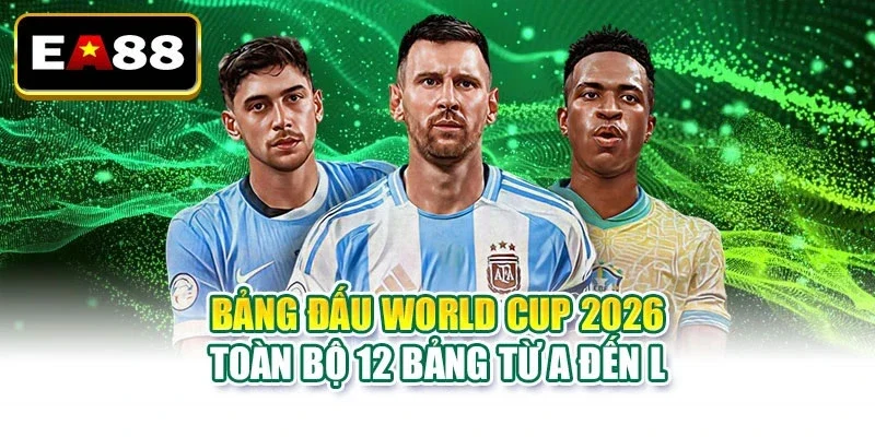 bảng đấu world cup 2026