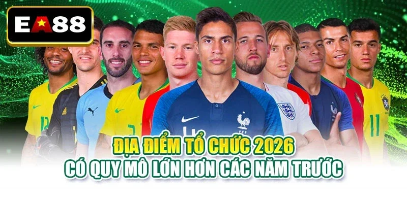Địa điểm tổ chức world cup 2026